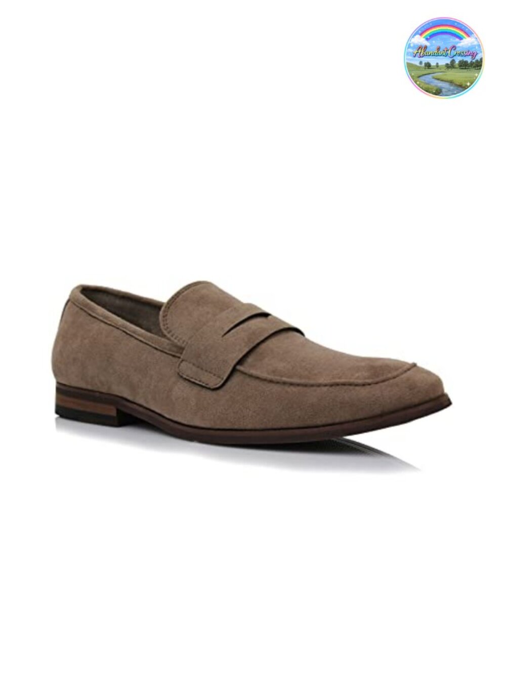 Faux Leather Suede Penny Loafers Slip-On Mocc Dress Casual